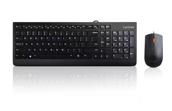 Комплект клавиатура и мишка Lenovo 300 USB Combo Keyboard & Mouse  US English 