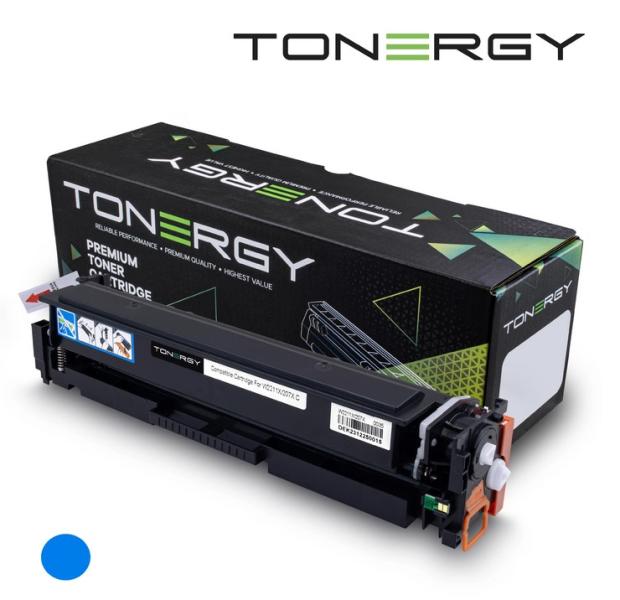 Tonergy съвместима Тонер Касета Compatible Toner Cartridge HP 207X 206X W2211X W2111X Cyan, High Capacity 2450 pages