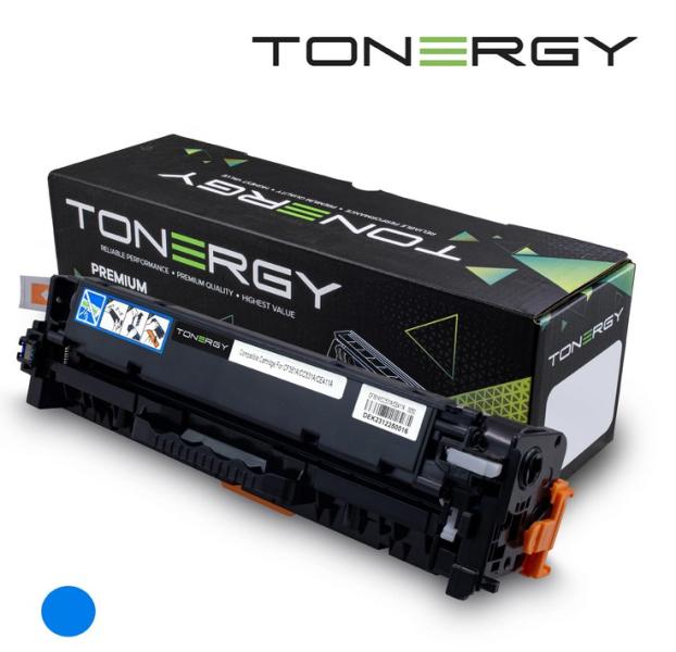 Tonergy съвместима Тонер Касета Compatible Toner Cartridge HP 312A 304A 305A CF381A/CC531A/CE411A Cyan, Standard Capacity 2.7k