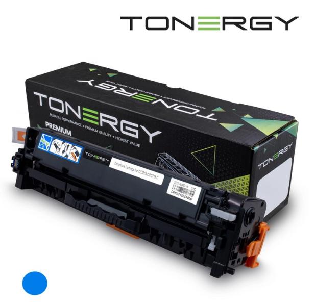 Tonergy съвместима Тонер Касета Compatible Toner Cartridge HP 304A CC531A CANON CRG-718/CRG-318/CRG-418/CRG-118 Cyan, 2.8K