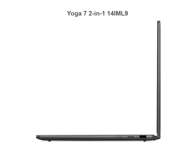 Лаптоп Lenovo Yoga 7 2-in-1 14IML9, 14.0", 2.8K, Touchscreen, Intel Core Ultra 7 155H 16C (1.4/4.8GHz, 24MB), Intel Arc 8 Core, 32GB LPDDR5x, 1TB SSD, Windows 11 Home