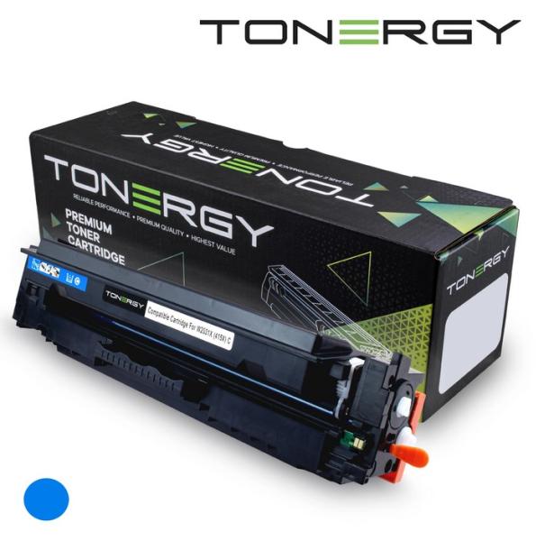 Tonergy съвместима Тонер Касета Compatible Toner Cartridge HP 415X 414X 416X W2031X W2021X W2041X Cyan, High Capacity 6k