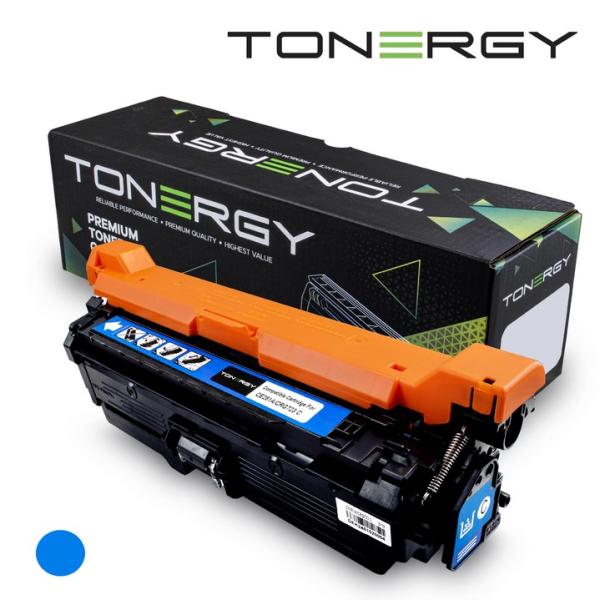 Tonergy съвместима Тонер Касета Compatible Toner Cartridge HP 504A CE251A CANON 2644B002AA CRG-723 Cyan, 7K