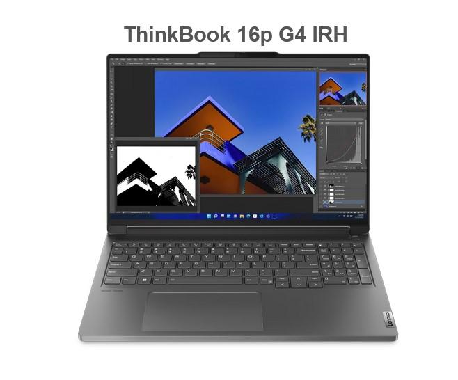 Лаптоп Lenovo ThinkBook 16p G4 IRH, Intel Core i7-13700H 14C (1.80 / 5.00 GHz, 24 MB cache), 16.0" (40.64 cm) 3.2K AG, NVIDIA GeForce 4060 8GB, 32GB (2x16GB) DDR5, 1TB SSD M.2, Wi-Fi 6E + BT, Free DOS