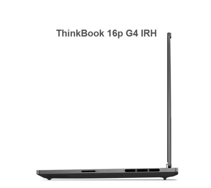 Лаптоп Lenovo ThinkBook 16p G4 IRH, Intel Core i7-13700H 14C (1.80 / 5.00 GHz, 24 MB cache), 16.0" (40.64 cm) 3.2K AG, NVIDIA GeForce 4060 8GB, 32GB (2x16GB) DDR5, 1TB SSD M.2, Wi-Fi 6E + BT, Free DOS