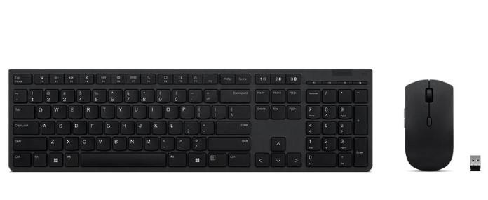 Комплект клавиатура и мишка LENOVO Professional Wireless Rechargeable Combo Keyboard and Mouse