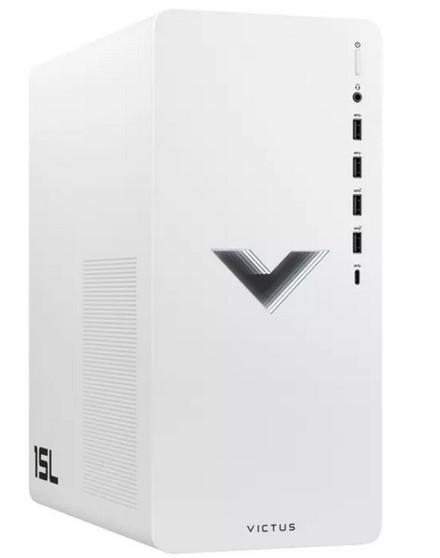 Настолен компютър HP Victus 15L TG02-2002nu, Intel Core i5-14400F 10C (2.5/4.7GHz, 20MB Cache), Nvidia GF RTX 4060 Ti 8GB, 16GB DDR4, 1TB SSD NVMe, HDMI, DP, 1x USB 3.2 Gen 1 Type-C, 4x USB 3.2 Type-A, Free DOS