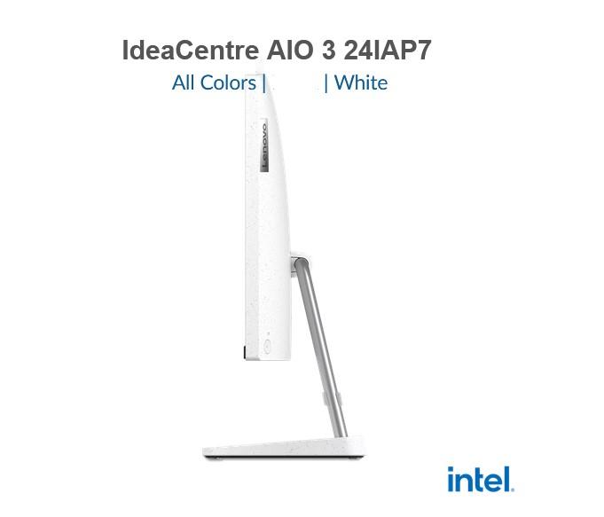 Компютър LENOVO IdeaCentre 3 All-in-One 24IAP7, 23.8" (60.45 cm) LED IPS, Intel Core i5-12450H 8C (2.0 / 4.40 GHz, 12 MB cache), 16GB DDR4, 1TB SSD, Windows 11 Home
