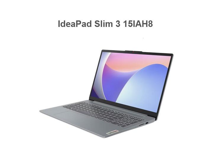 Лаптоп Lenovo IdeaPad Slim 3 15IAH8, 15.6'' (39.62 cm), Full HD, Intel Core i5-12450H 8C (2.0/4.4GHz, 12MB), Intel UHD Graphics Xe G4 48EUs, 16GB DDR5, 1TB SSD, Free DOS