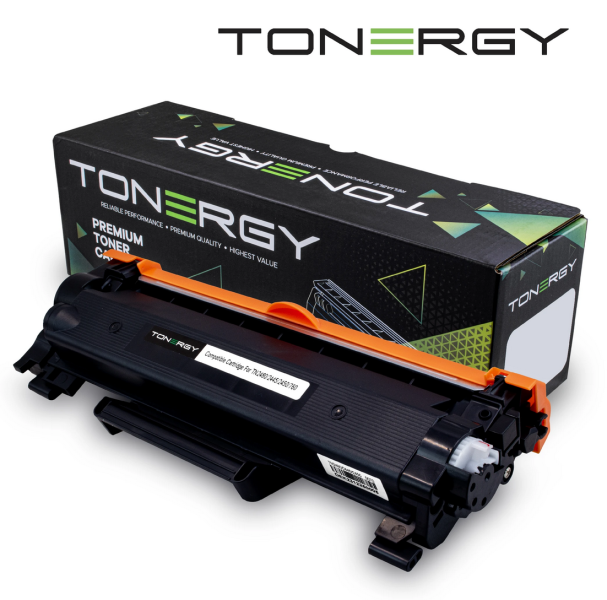 Tonergy съвместима Тонер Касета Compatible Toner Cartridge BROTHER TN-2480 TN-2445 TN-2450 TN-760 Black, 3k