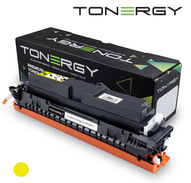 Tonergy съвместима Тонер Касета Compatible Toner Cartridge CANON 5095C002 CRG 069H Yellow, High Capacity 5.5k