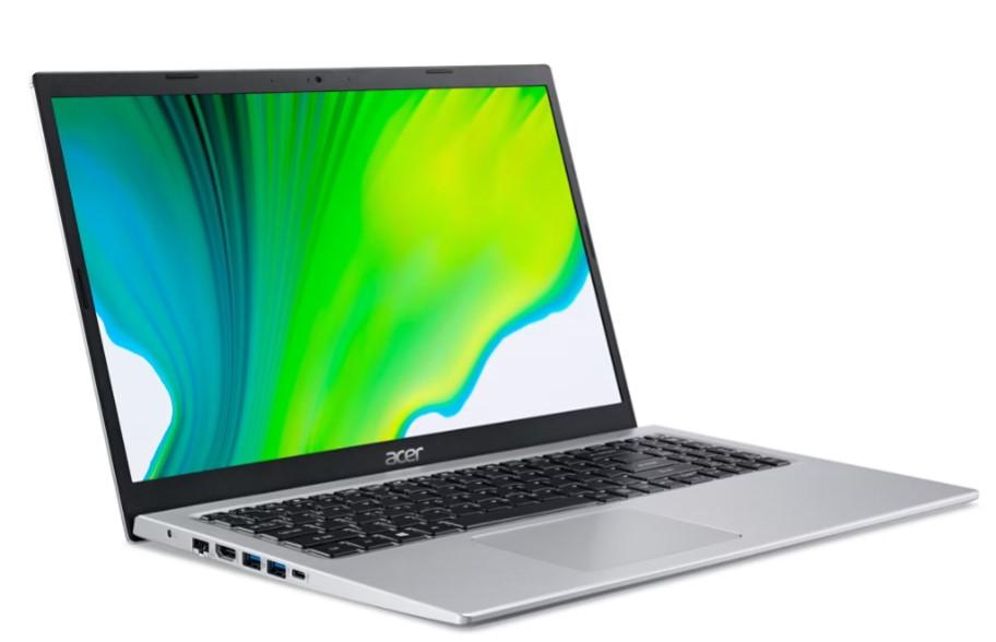 Лаптоп Acer Aspire 5 A515-56-59HL, Intel Core i5-1135G7 4C (2.4/4.2GHz, 8M Cache), 15.6" (39.62cm) Full HD Anti-Glare, 8GB DDR4, 1TB SSD NVMe, 2x USB 3.2 Gen 1, Free DOS