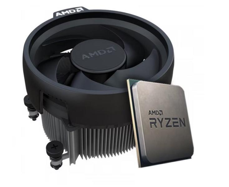 Процесор AMD Ryzen 5 5500 6C/12T (3.6GHz / 4.2GHz Boost, 19MB), AM4, 65W, MPK с охлаждане