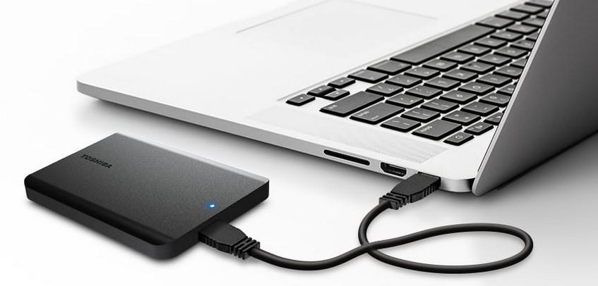 Твърд диск Toshiba Canvio Basics 4TB, външен, 2.5" (6.35 cm), USB 3.2, черен