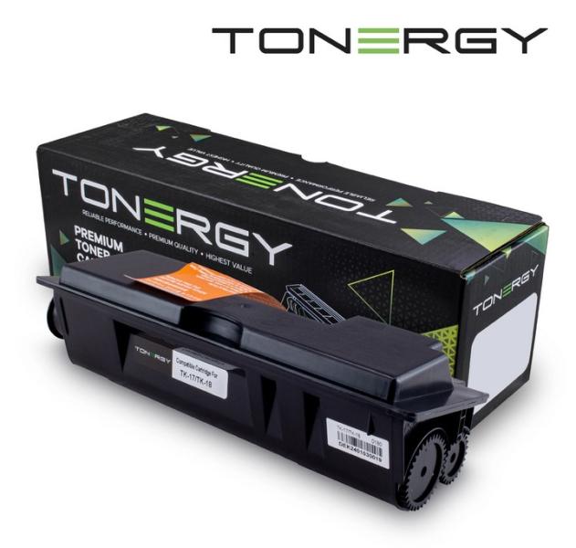 Tonergy съвместима Тонер Касета Compatible Toner Cartridge KYOCERA TK-17 TK-18 TK-100 Black, 6k