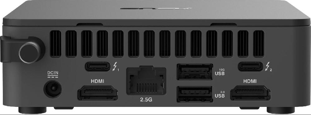 Настолен компютър ASUS NUC 13 Pro Kit - Slim, Intel Core i5-1340P 12C (1.90 / 4.60 GHz, 12 MB Cache), Intel Iris Xe Graphics, 4xUSB, M.2 22x80 NVMe; 22x42 SATA, Wi-Fi 6E, 2,5Gbe LAN, 2xHDMI, 2x Thunderbolt 4 (USB-C+DP)