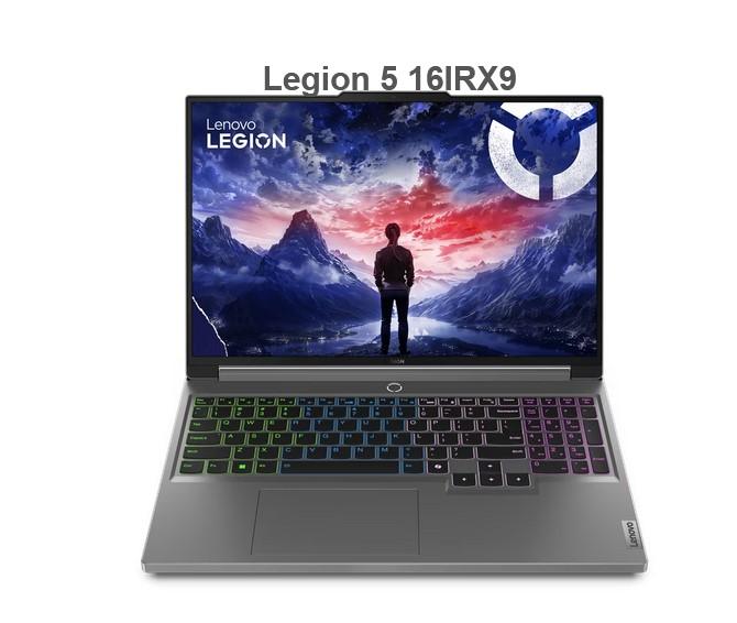 Лаптоп Lenovo Legion 5 16IRX9, 16.0" (40.64 cm), WQXGA, Intel Core i7-14650HX 16C (2.2 / 5.2GHz, 30MB), NVIDIA RTX 4050 6GB GDDR6 DLSS 3, 16GB DDR5, 1TB SSD, Free DOS