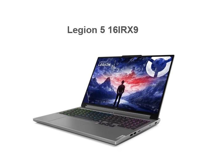 Лаптоп Lenovo Legion 5 16IRX9, 16.0" (40.64 cm), WQXGA, Intel Core i7-14650HX 16C (2.2 / 5.2GHz, 30MB), NVIDIA RTX 4050 6GB GDDR6 DLSS 3, 16GB DDR5, 1TB SSD, Free DOS