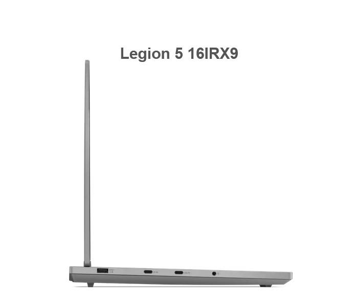 Лаптоп Lenovo Legion 5 16IRX9, 16.0" (40.64 cm), WQXGA, Intel Core i7-14650HX 16C (2.2 / 5.2GHz, 30MB), NVIDIA RTX 4050 6GB GDDR6 DLSS 3, 16GB DDR5, 1TB SSD, Free DOS