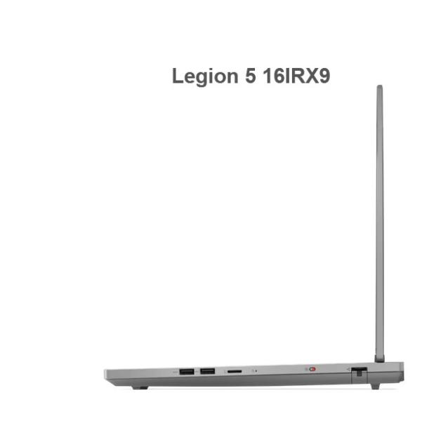 Лаптоп Lenovo Legion 5 16IRX9, 16.0" (40.64 cm), WQXGA, Intel Core i7-14650HX 16C (2.2 / 5.2GHz, 30MB), NVIDIA RTX 4050 6GB GDDR6 DLSS 3, 16GB DDR5, 1TB SSD, Free DOS