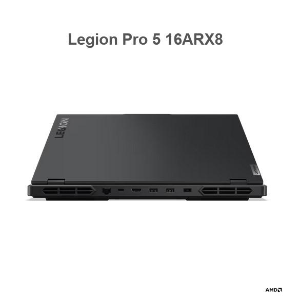 Лаптоп Lenovo Legion Pro 5 16ARX8, 16.0" (40.64 cm), WQXGA, WQXGA 500N 240Hz HDR, AMD Ryzen 7 7745HX (3.6/5.1GHz, 32M), NVIDIA RTX 4060 8GB GDDR6 DLSS 3, 32GB DDR5, 1TB SSD, Free DOS