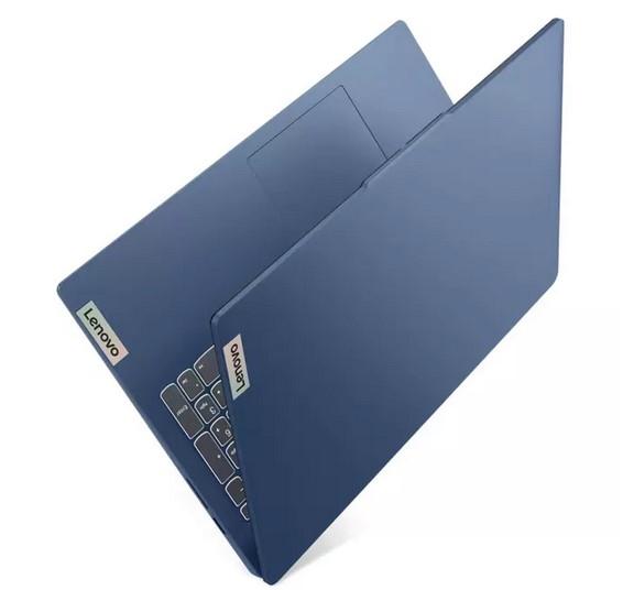 Лаптоп Lenovo IdeaPad Slim 3 15AMN8, AMD Ryzen 5 7520U 4C (2.8GHz/4.3GHz, 4MB Cache) 15.6" (39.62cm) Full HD Anti-Glare, 16GB LPDDR5, 512GB SSD NVMe, 1x USB 3.2 Gen1 Type-C, Free DOS