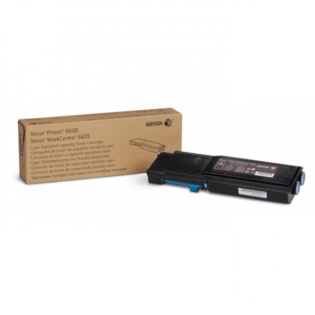 Консуматив Xerox Phaser 6600/WorkCentre 6605 Cyan Standard Capacity Toner Cartridge, DMO