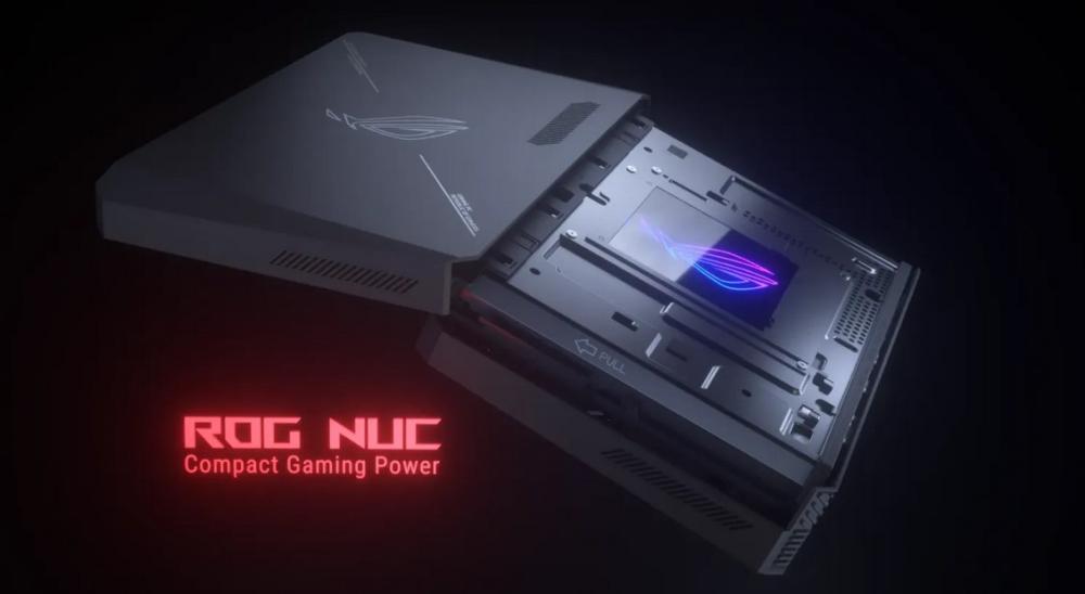 Kомпютър ASUS ROG NUC RNUC14SRKU7168A2I, Intel Core Ultra 7 155H (1.4/4.8GHz, 24MB Cache), NVIDIA GeForce RTX 4060, 16GB (2X8) DDR5, 512GB, EU Cord, Windows 11 Home