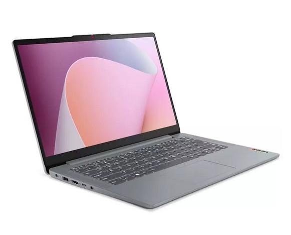 Лаптоп Lenovo IdeaPad Slim 3 14ABR8, AMD Ryzen 7 7730U 8C (2.0/4.5GHz, 16MB), 14" (35.56cm) Full HD Anti-Glare, 16GB DDR4, 512GB SSD NVMe, 2x USB 3.2 Gen 1, Free DOS