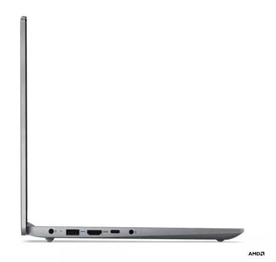 Лаптоп Lenovo IdeaPad Slim 3 14ABR8, AMD Ryzen 7 7730U 8C (2.0/4.5GHz, 16MB), 14" (35.56cm) Full HD Anti-Glare, 16GB DDR4, 512GB SSD NVMe, 2x USB 3.2 Gen 1, Free DOS