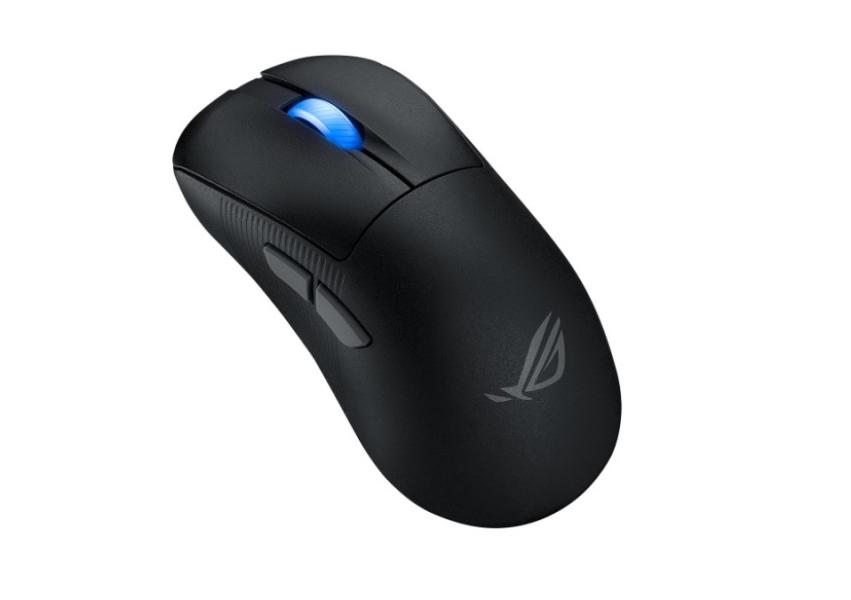 Геймърска мишка ASUS P714 ROG Keris II Ace, Wireless/Bluetooth/USB, 42 000 dpi, черен