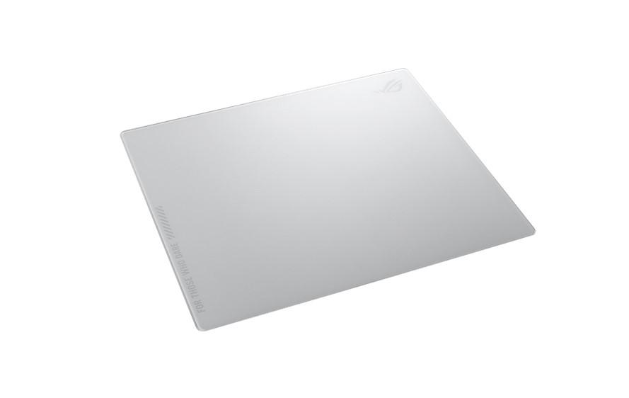 Геймърски пад ASUS ROG Moonstone Ace L Glass Gaming, 500 x 400 mm, бял