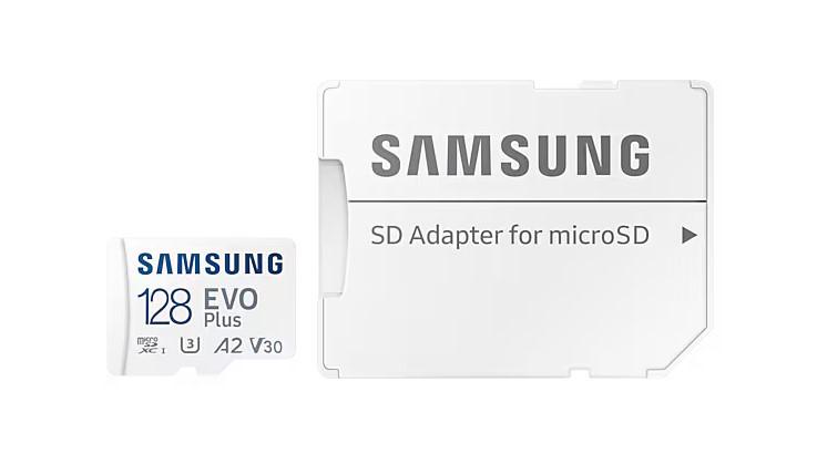 Карта памет Samsung 128GB micro SD Card EVO Plus with Adapter, Class10, Transfer Speed up to 160MB/s