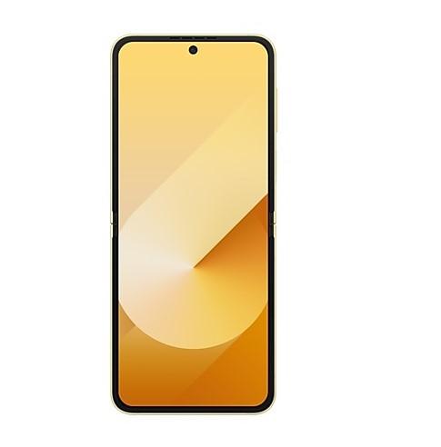 Смартфон Samsung Galaxy Z Flip6 Yellow, поддържа 2 sim карти, 6.7" (17.01 cm) Foldable Dynamic AMOLED 2X 120Hz дисплей, осемядрен Snapdragon 8 Gen 3 3.39GHz, 12GB RAM, 512GB Flash памет, 50 + 12 & 10 Mpix камери, Android