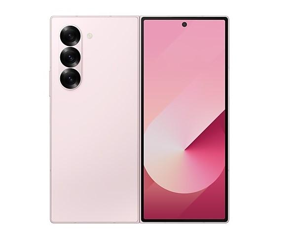 Смартфон Samsung Galaxy Z Fold6 Pink, 7.6" (19.3 cm) Foldable Dynamic AMOLED 2X дисплей, осемядрен Snapdragon 8 Gen 3 3.39GHz, 12GB RAM, 1TB Flash памет, 50.0 MPix + 10.0 MPix + 12.0 MPix / 10.0 MPix + 4.0 MPix, Android