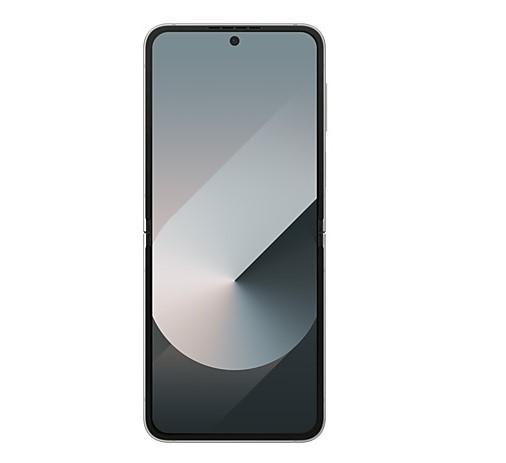 Смартфон Samsung Galaxy Z Flip6 Silver, поддържа 2 sim карти, 6.7" (17.01 cm) Foldable Dynamic AMOLED 2X 120Hz дисплей, осемядрен Snapdragon 8 Gen 3 3.39GHz, 12GB RAM, 256GB Flash памет, 50 + 12 & 10 Mpix камери, Android