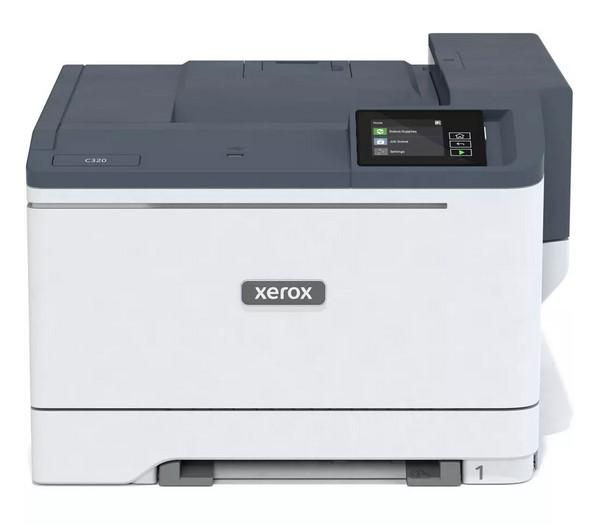 Лазерен принтер Xerox C320, цветен, A4, 1200x1200 dpi, 33 стр/мин, Gigabit LAN, Wi-Fi, Hi-Speed USB