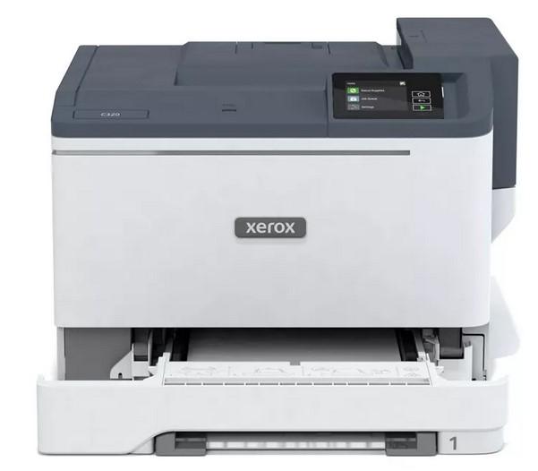 Лазерен принтер Xerox C320, цветен, A4, 1200x1200 dpi, 33 стр/мин, Gigabit LAN, Wi-Fi, Hi-Speed USB