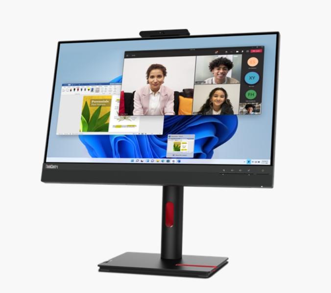 Монитор Lenovo ThinkCentre Tiny-In-One 24 Gen 5, 23.8" (60.45cm) IPS панел, Full HD, 4ms, 250cd/m2, камера FHD 1080p, HDMI, DP, USB Hub