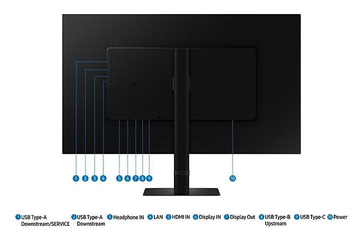 Монитор Samsung LS32D600UAUXEN S60D, 32" (81.28 cm) FHD FLAT  IPS 100Hz, 350 cd/m2, 1000:1, 5ms, 1x HDMI, 1xDP, USB-Hub 90W, RJ-45, 3.5 Jack