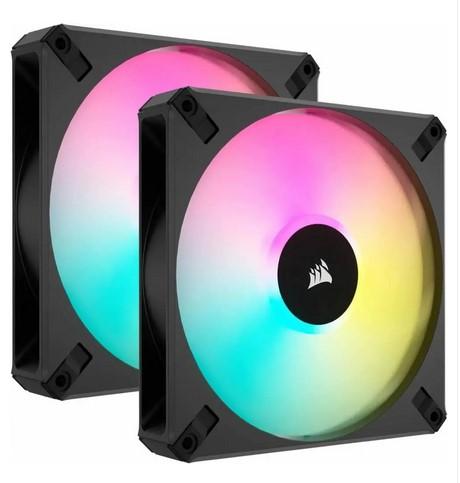 Вентилатор Corsair iCUE AF140 RGB ELITE 140mm PWM Dual Fan Kit