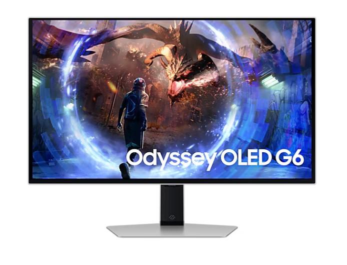 Монитор Samsung Odyssey OLED G60SD (2024), 27" (68.58cm) OLED панел, 360Hz, QHD, 0.03ms, HDR10, 250cd/m2, DisplayPort, HDMI, USB Hub