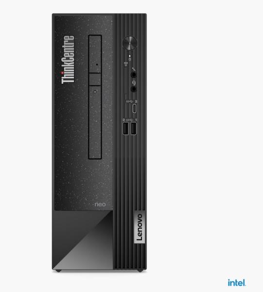 Компютър Lenovo ThinkCentre neo 50s Gen 4, Intel Core i3-13100 4C (3.4/4.5GHz, 12MB Cache), 16GB DDR4, 512GB SSD NVMe, DVD±RW, 1x USB 3.2 Gen 1 Type-C, 4x USB 3.2 Gen 1, VGA, HDMI, DisplayPort, Free DOS