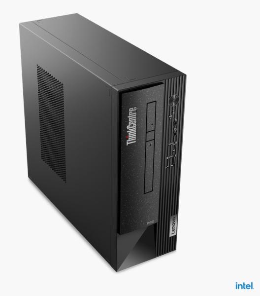 Компютър Lenovo ThinkCentre neo 50s Gen 4, Intel Core i3-13100 4C (3.4/4.5GHz, 12MB Cache), 16GB DDR4, 512GB SSD NVMe, DVD±RW, 1x USB 3.2 Gen 1 Type-C, 4x USB 3.2 Gen 1, VGA, HDMI, DisplayPort, Free DOS