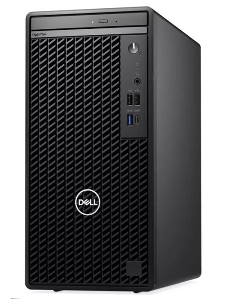 Компютър Dell OptiPlex Tower 7020, Intel Core i3-14100 4C (3.5/4.7GHz, 12MB Cache), 8GB DDR5, 512GB SSD NVMe, DVD±RW, HDMi, DP, 1x USB 3.2 Gen 1 Type-C, 3x USB 3.2 Gen 1 Type-A, Linux 