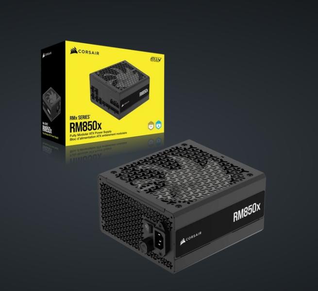 Захранваne Corsair RM850x, 80+ GOLD 850W, ATX 3.1, Fully Modular