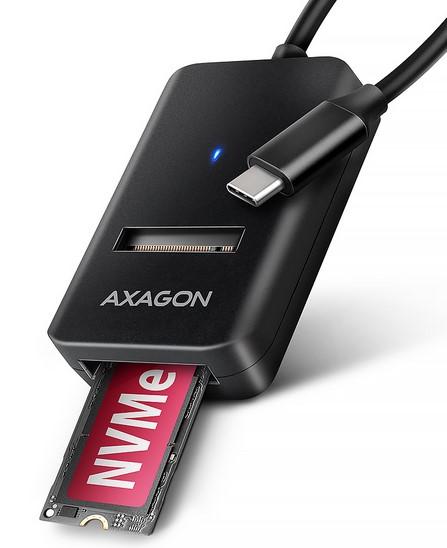 Докоинг станция AXAGON ADM2-CM USB-C 3.2 Gen2 - 1x NVMe/SATA SDD