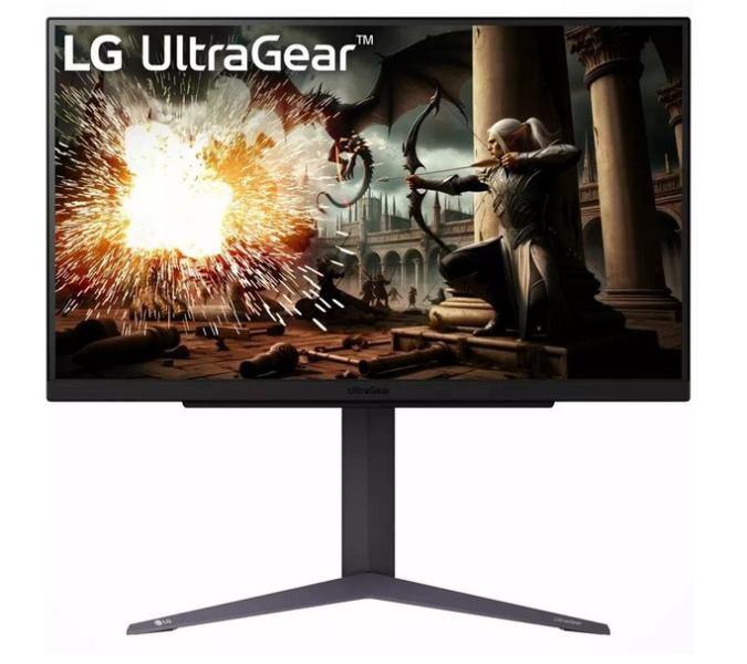 Монитор LG 27GS75Q-B, 27" (68.58cm) IPS панел, 180Hz, QHD, 1ms, 300cd/m2, HDMI, DP