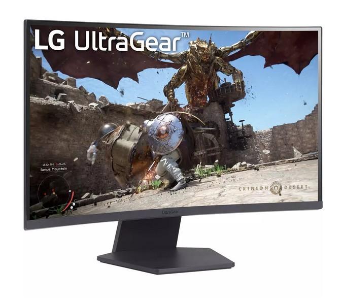 Монитор LG 32GS60QC-B, 31.5" (80.01cm) VA панел, 180Hz, QHD, 1ms, HDR10, 300cd/m2, HDMI, DP