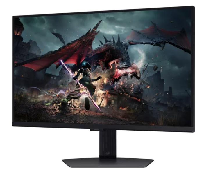 Монитор Samsung Odyssey LS27DG500EUXEN, 27" (68.58cm) IPS панел, 180Hz, QHD, 1ms, Mega Infinity DCR, HDR10, 350cd/m2, HDM, DisplayPort, USB